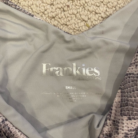 FRANKIES BIKINIS PYTHON BIKINI SET - Picture 4 of 6